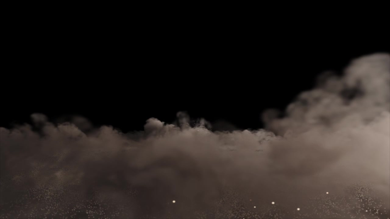 Effetto astratto di fumo e polvere