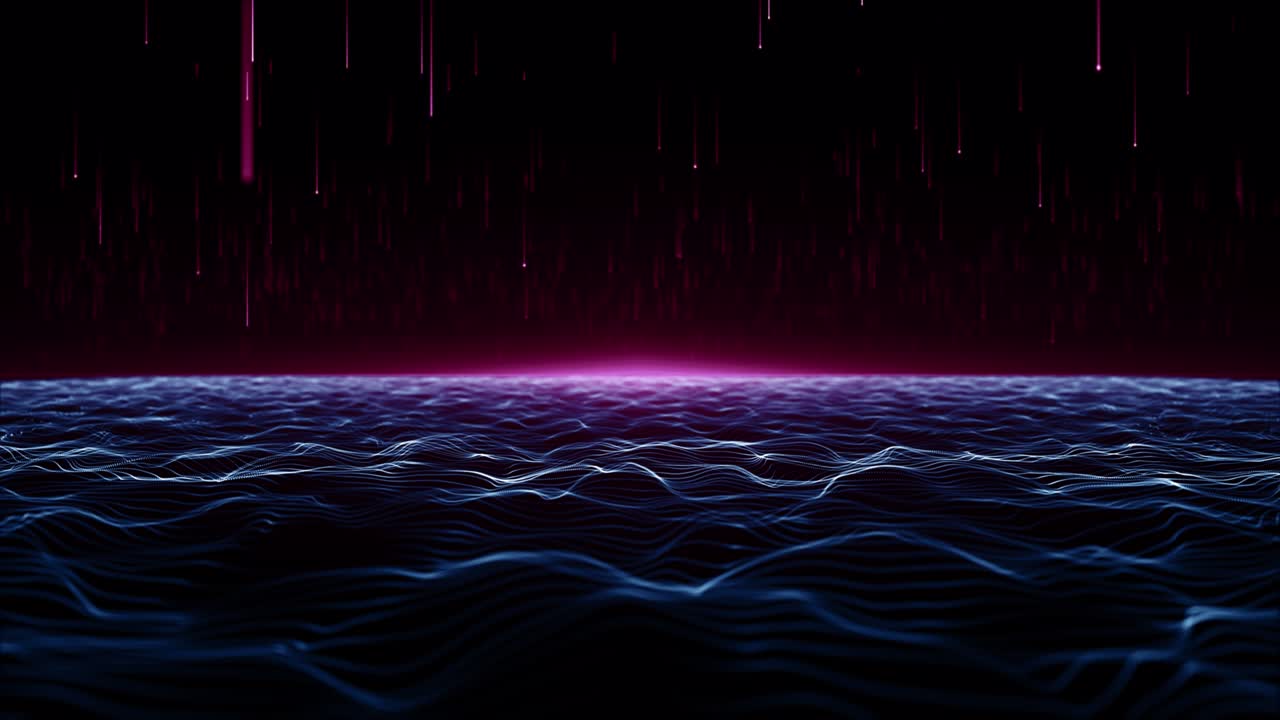 Particles dust abstract light bokeh motion titles cinematic background loop