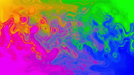 animación de fondo en movimiento con ondas multicolores