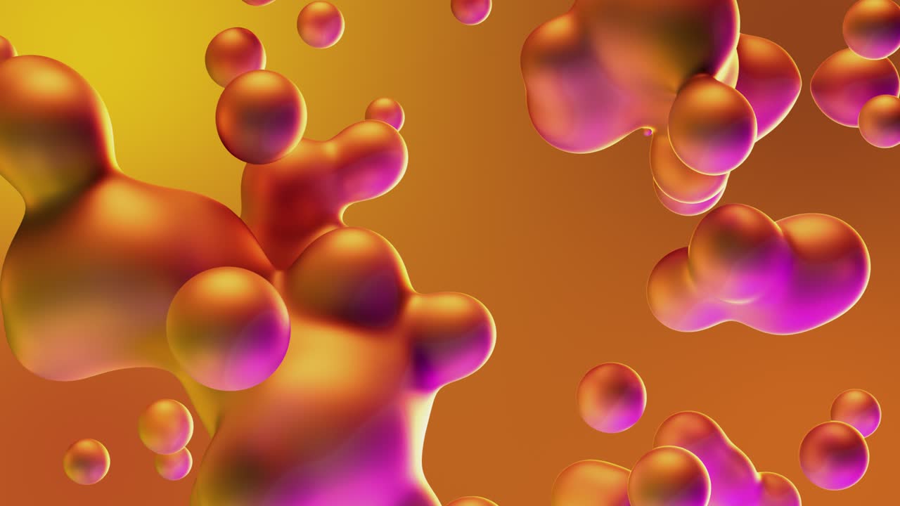 Abstract motion orange minimal art liquid background