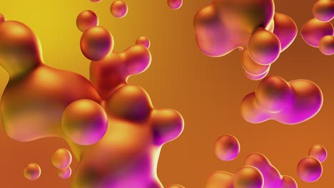 abstract motion orange minimal art liquid background