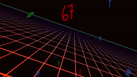 Animation of financial data processing