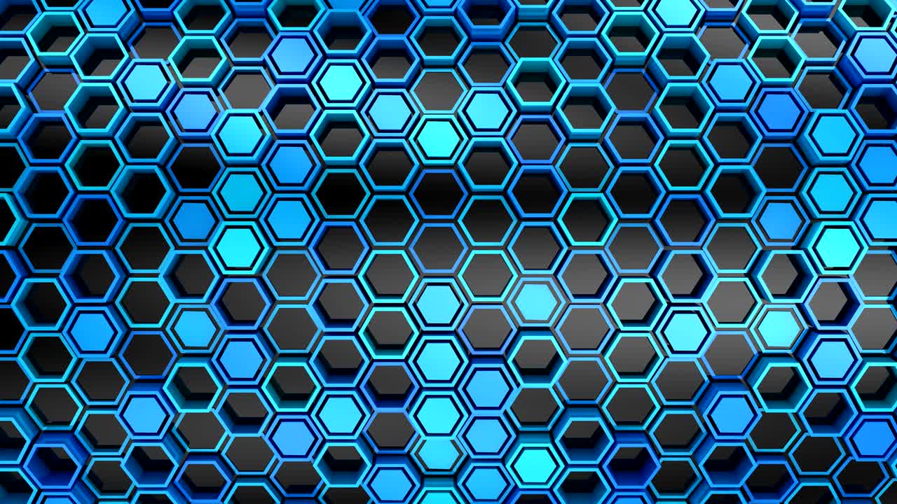 el fondo de los hexágonos