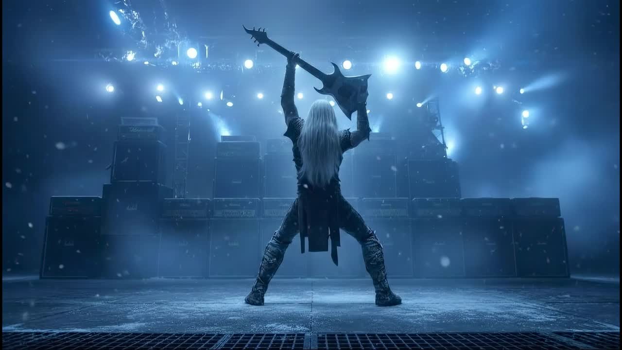 Heavy Metal Concert Performance