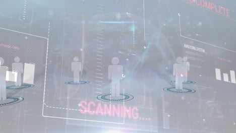 아이콘으로 연결된 글로브의 애니메이션