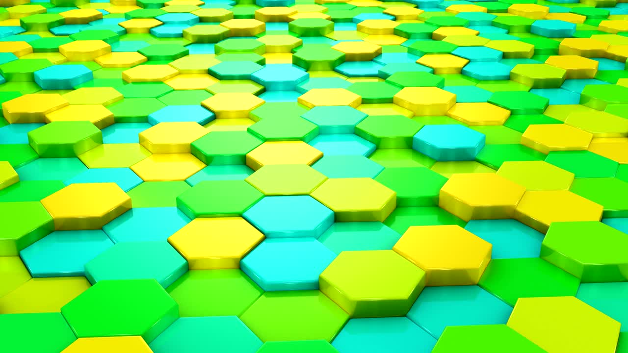 los panales de miel animados cambian de color