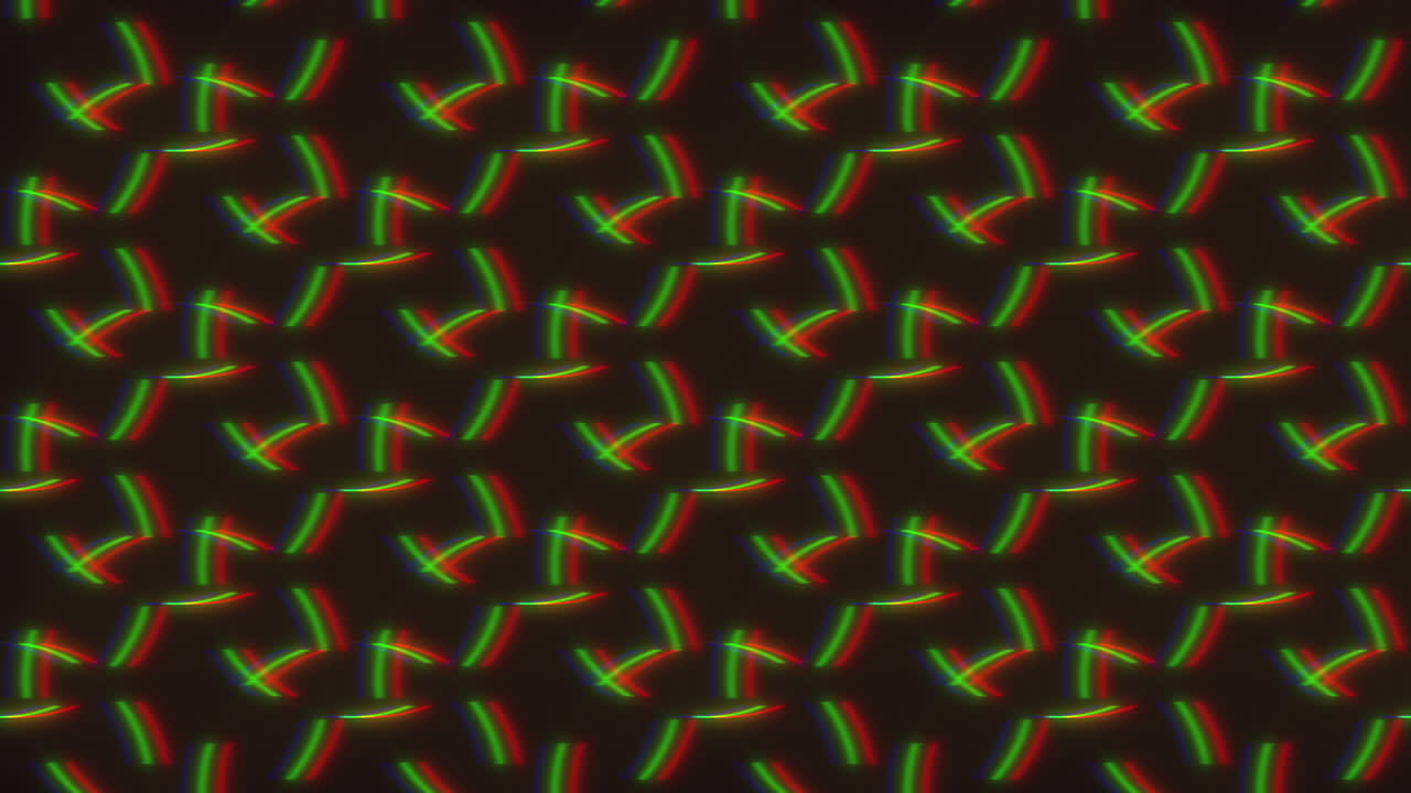 patrón de peces vibrantes en un hipnotizante mar de colores de neón