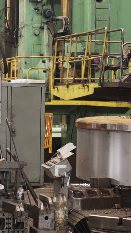 industrial machinery and tools in a factory setting