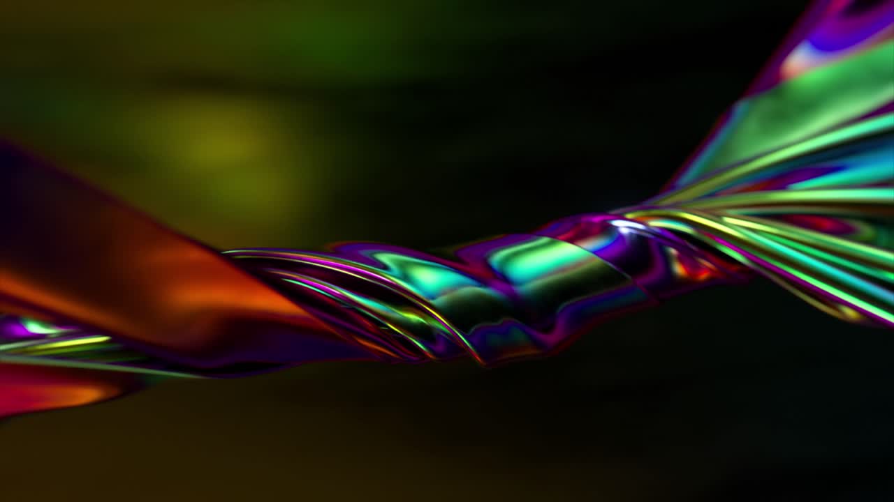 espiral de adn iridescente abstracta