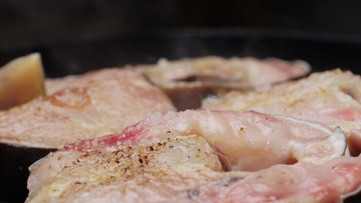 Cottura di filetti di pesce