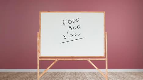 Adding-numbers-on-a-white-board