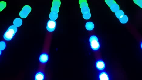 luces de neón bokeh de color borroso