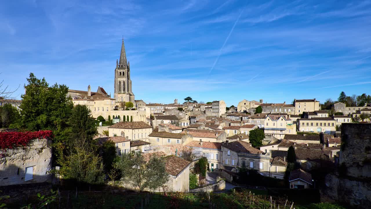Saint-&Eacute;milion, famous wine making town in France