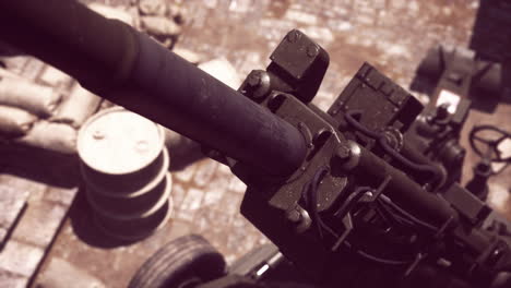 cannon gun in the city