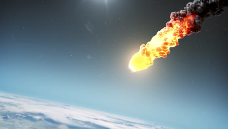 impacto de un asteroide en la tierra