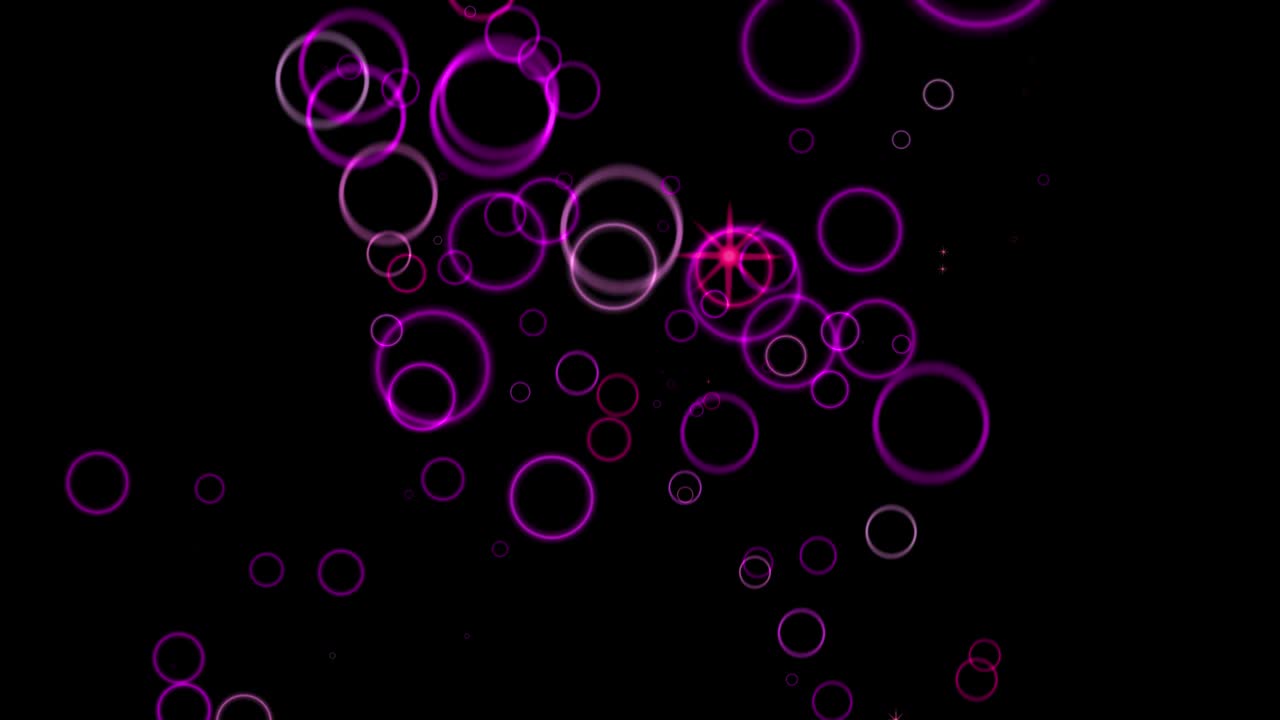 Ring shape Particle Animation Motion Graphics