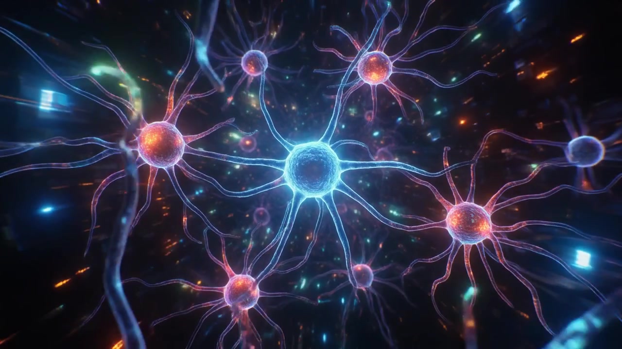 Neural Network Connection and Synaptic Activity in Digital Space