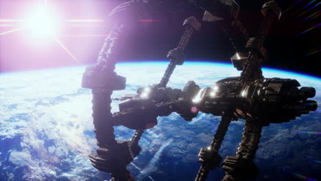 nave espacial ufo flotando en el cielo elementos proporcionados por la nasa