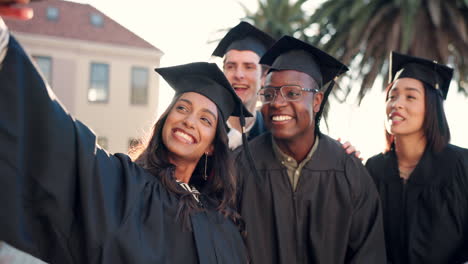 Happy-people,-friends-and-selfie-in-graduation