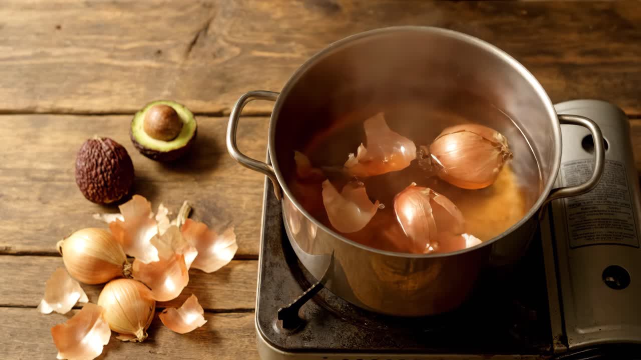 Natural Dyeing with Onion Skins and Avocado