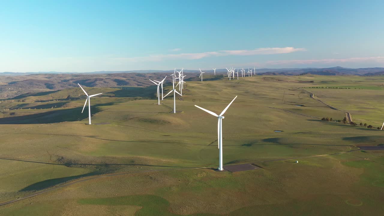 An Excellent Aerial View Of The Boco Rock Wind Farm In New South Wales Australia 2