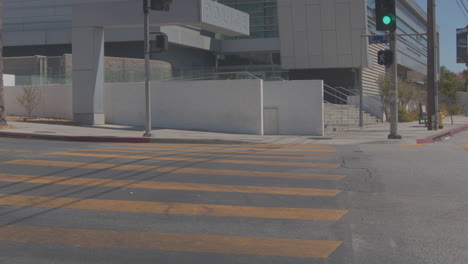 circa 2022s august, los angeles, united states: generic small police station sign establishing exterior building at daytime