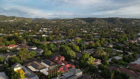 burnside residential area, suburb of adelaide in australia