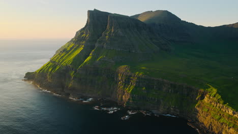 Dramatic Coastal Landscape at Sunset