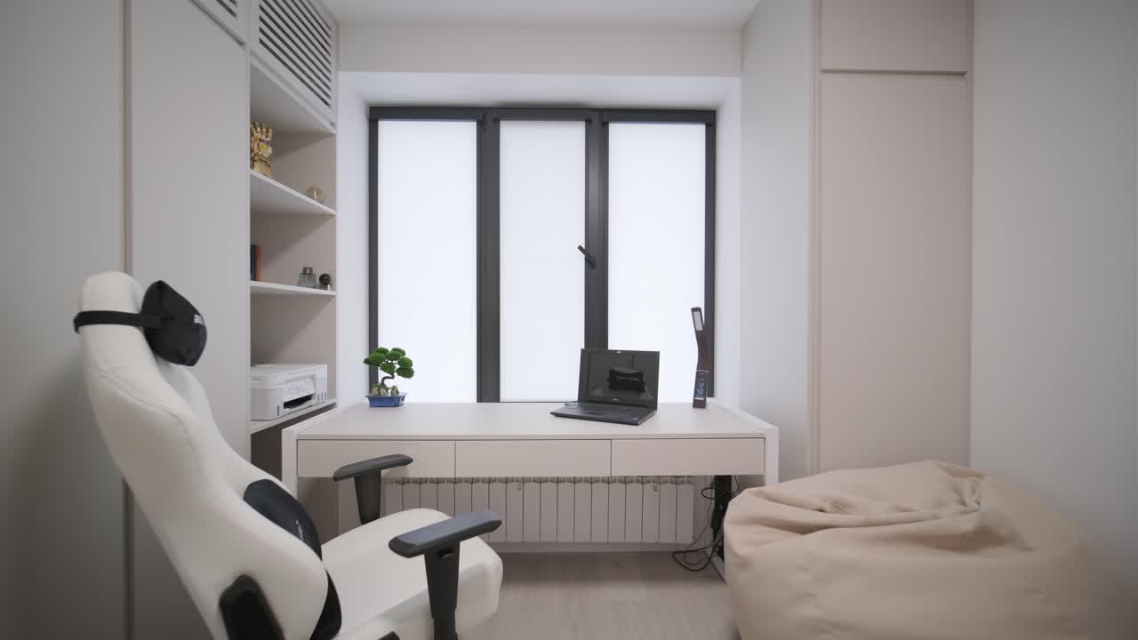 interior de un dormitorio acogedor en diseño moderno