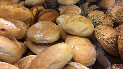 freshly baked assorted types of bread made from various ingredients