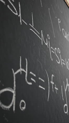 equations written on a chalkboard
