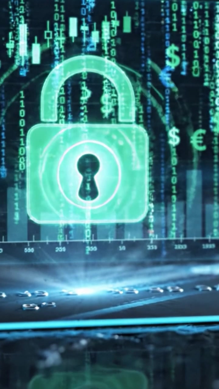 Exploring the Intersection of Digital Security and Data Protection: A Visual Representation of Lock Symbols in a Dynamic Data Environment