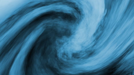 blue abstract fog hurricane twister tornado weather vortex twirling spiral with black background. fantasy storm cloud formation 3d render.