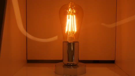 lámpara de mesa de estilo edison de época