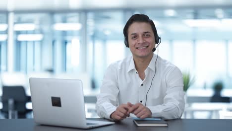 Happy-Indian-call-center-employee-smiling