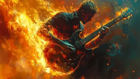 fiery guitarist
