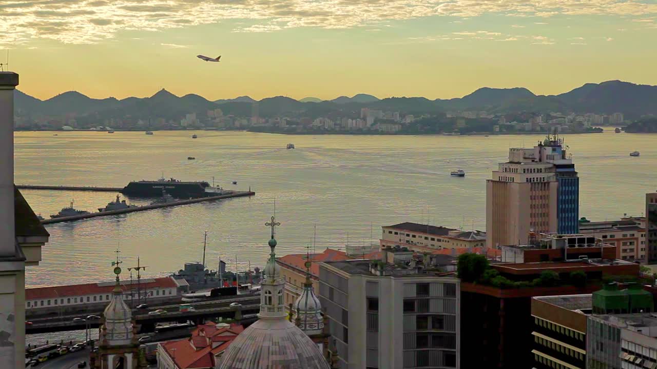 visión general de la bahía de guanbara, rodaje del establecimiento