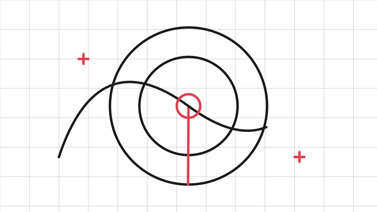 Animated Radar Scope Graphic with Rotating Sweep