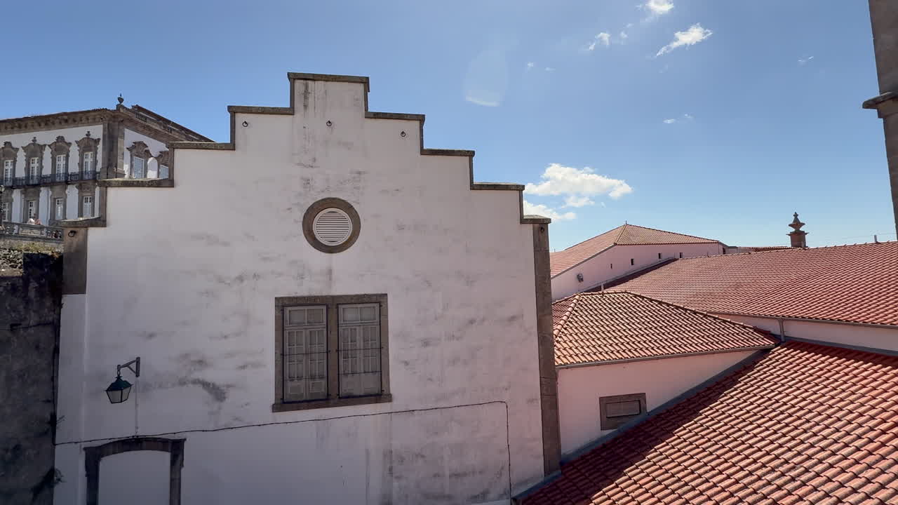 The church towering above the city