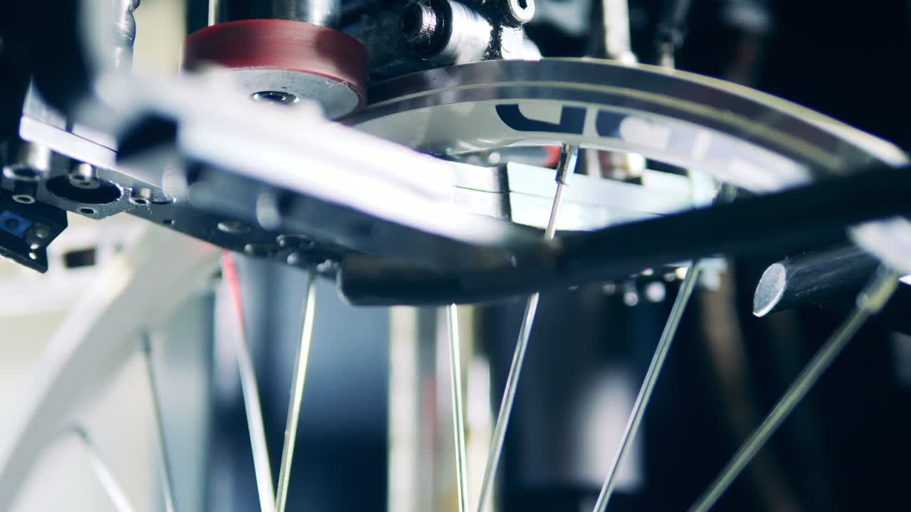 림을 는 자동 기계의 근접 촬영