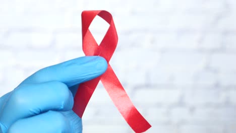 red ribbon awareness