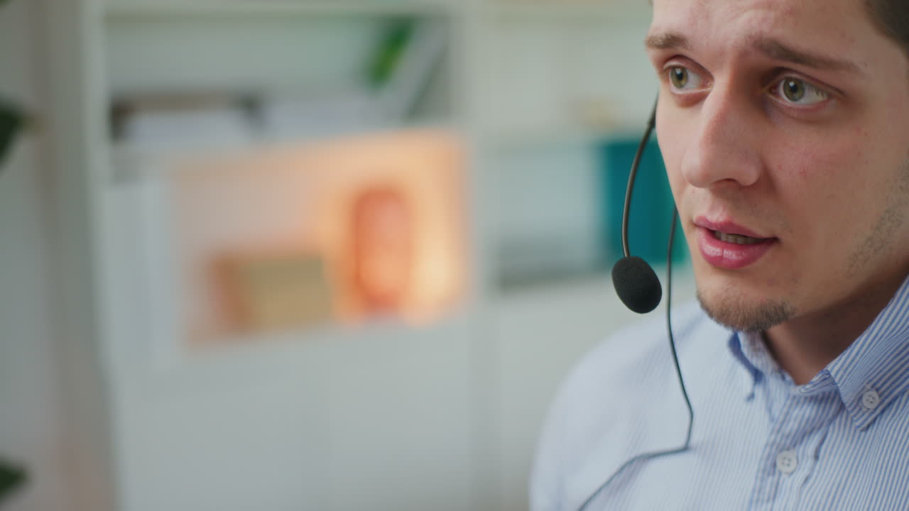 conversación de ventas en el centro de llamadas