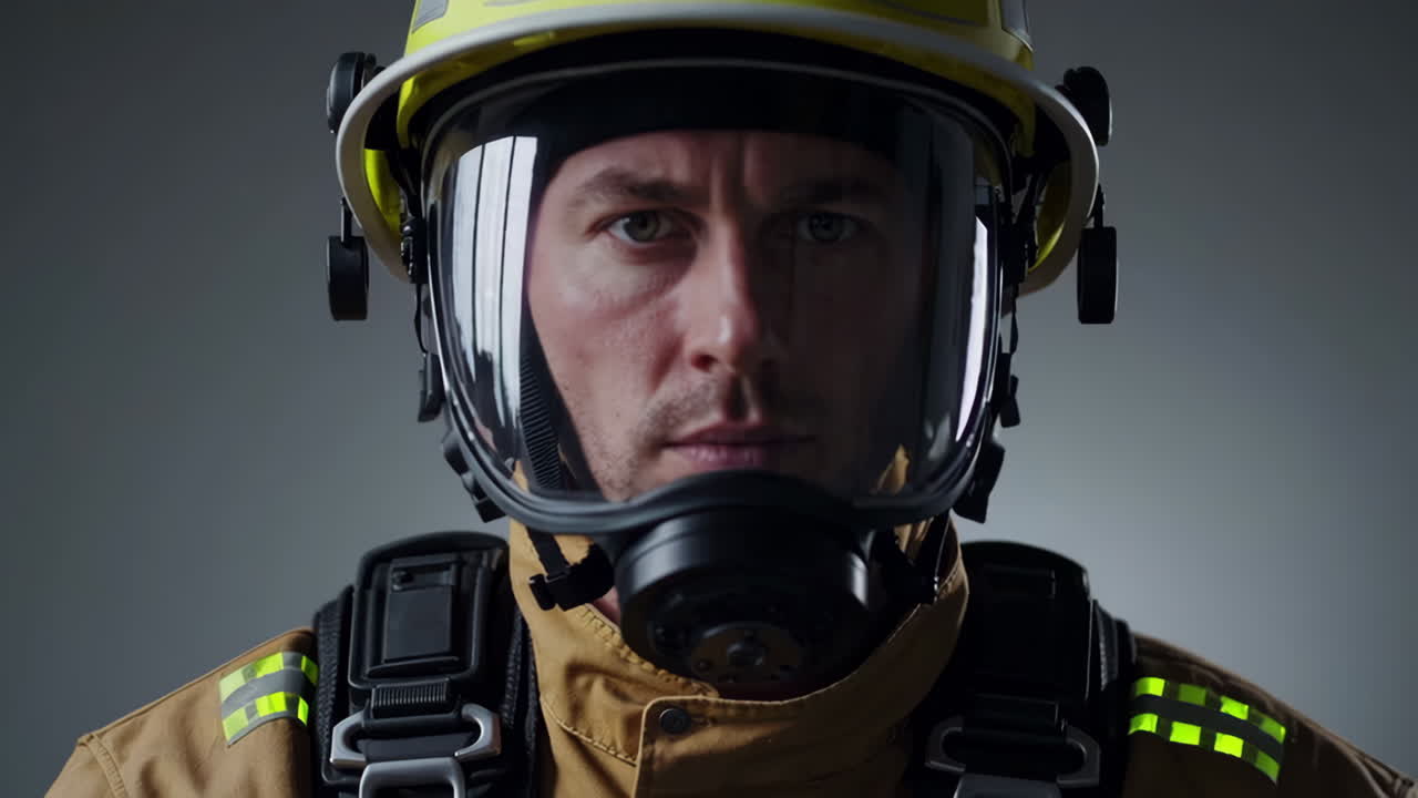 Retrato de un bombero