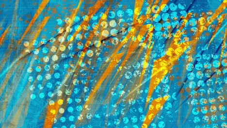 abstract orange and blue grunge artistic motion background