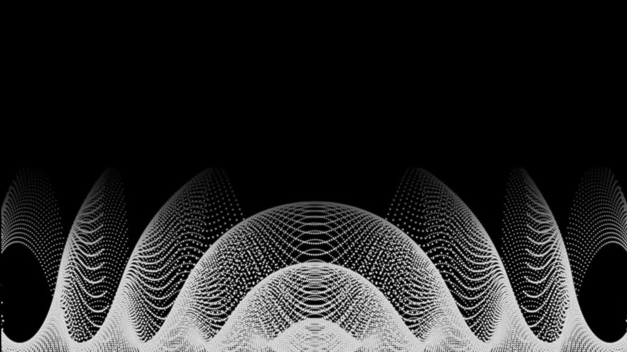 animazione di una rete di connessioni di rete che si muove in un ciclo senza interruzioni su uno sfondo nero