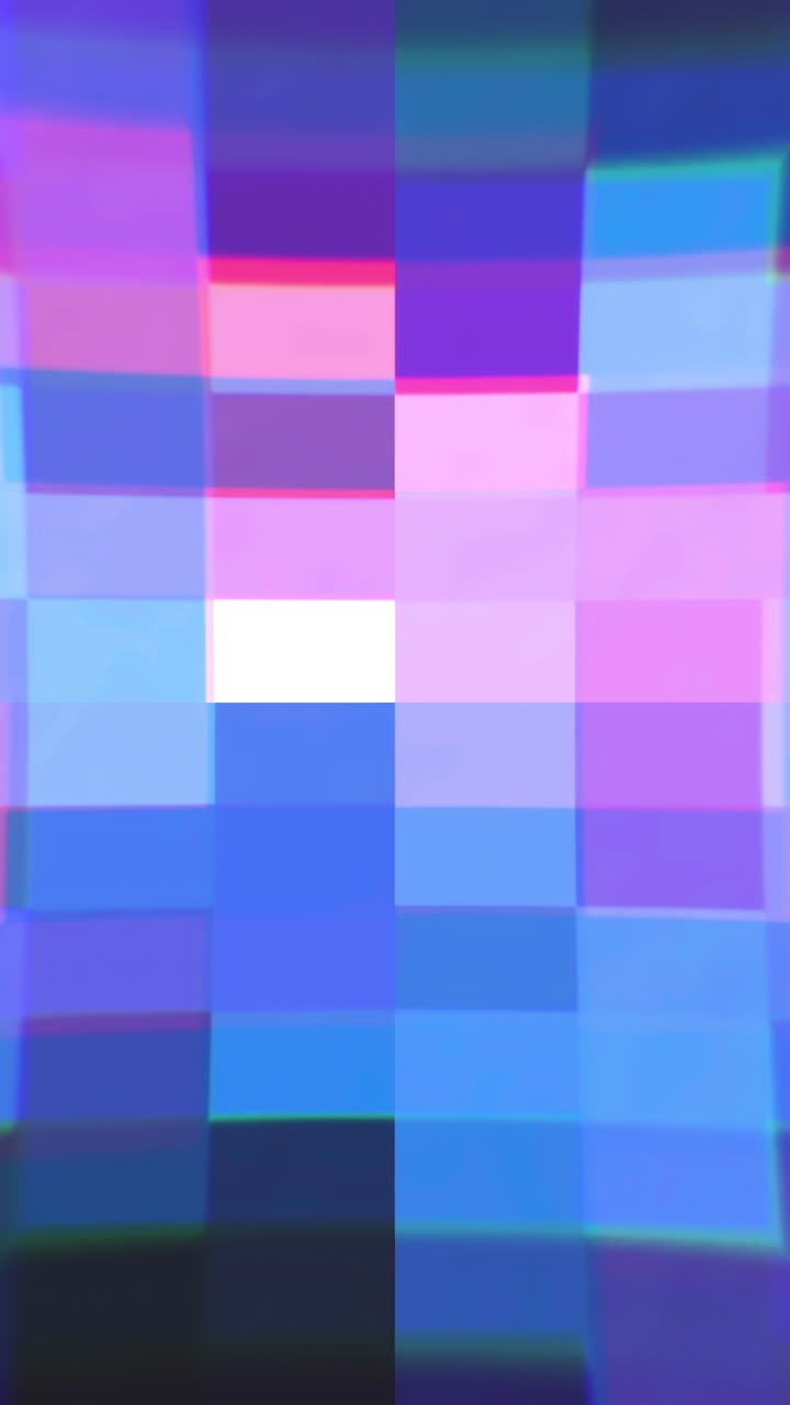 Abstract Colorful Pixelated Pattern