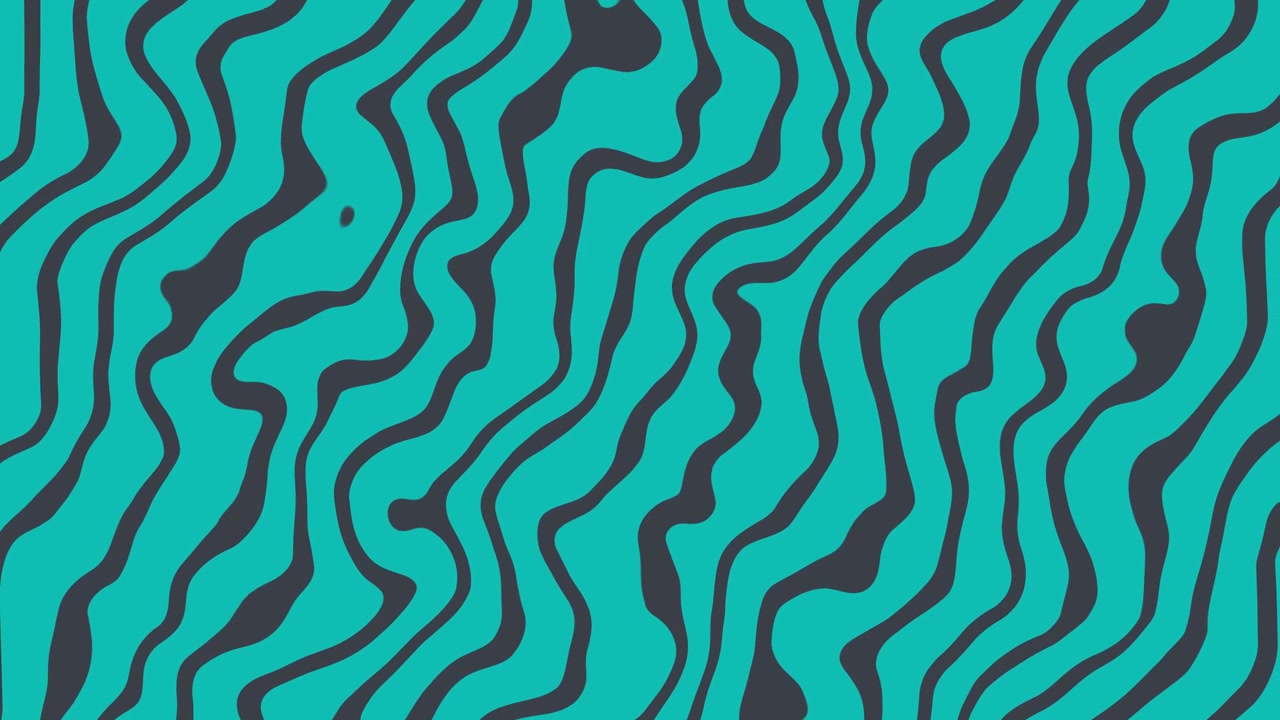 The background full of animated lines with wave motion, After effect