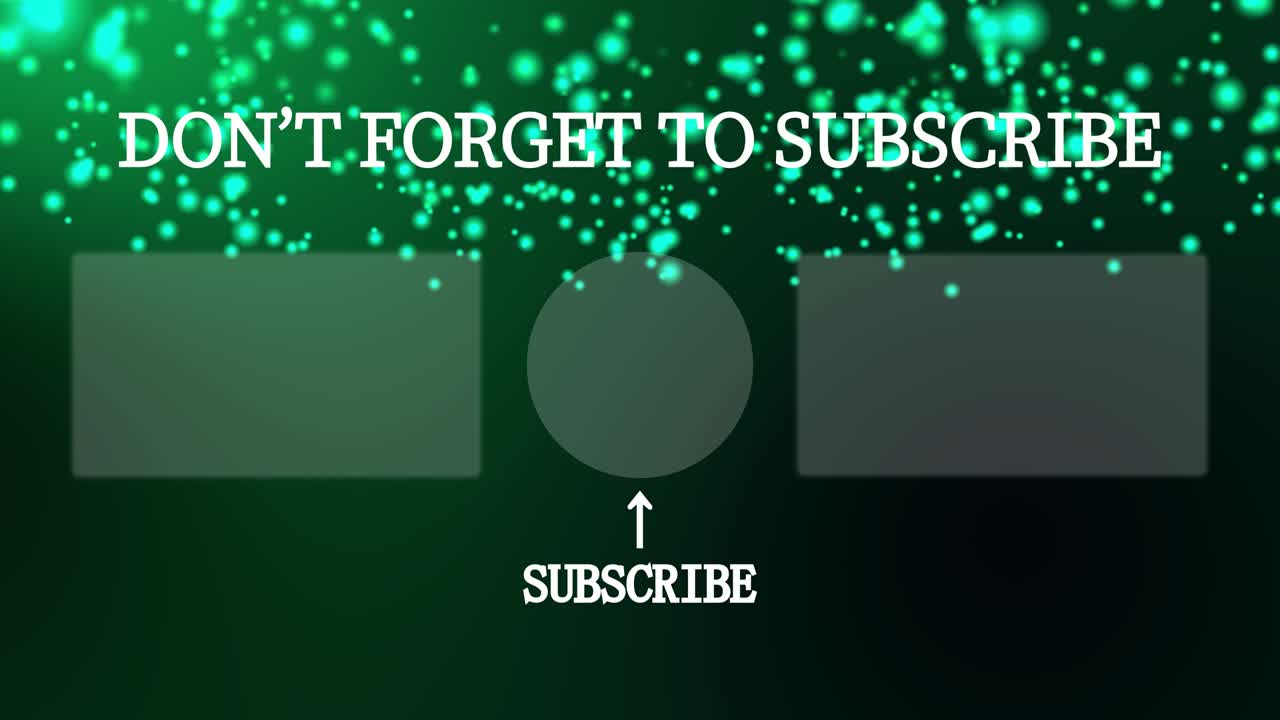 플로팅 포인트 엔드 카드 엔딩 스크린 모션 그래픽