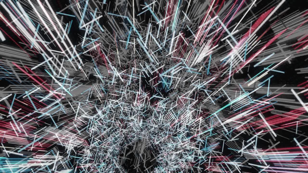 túnel geométrico abstracto