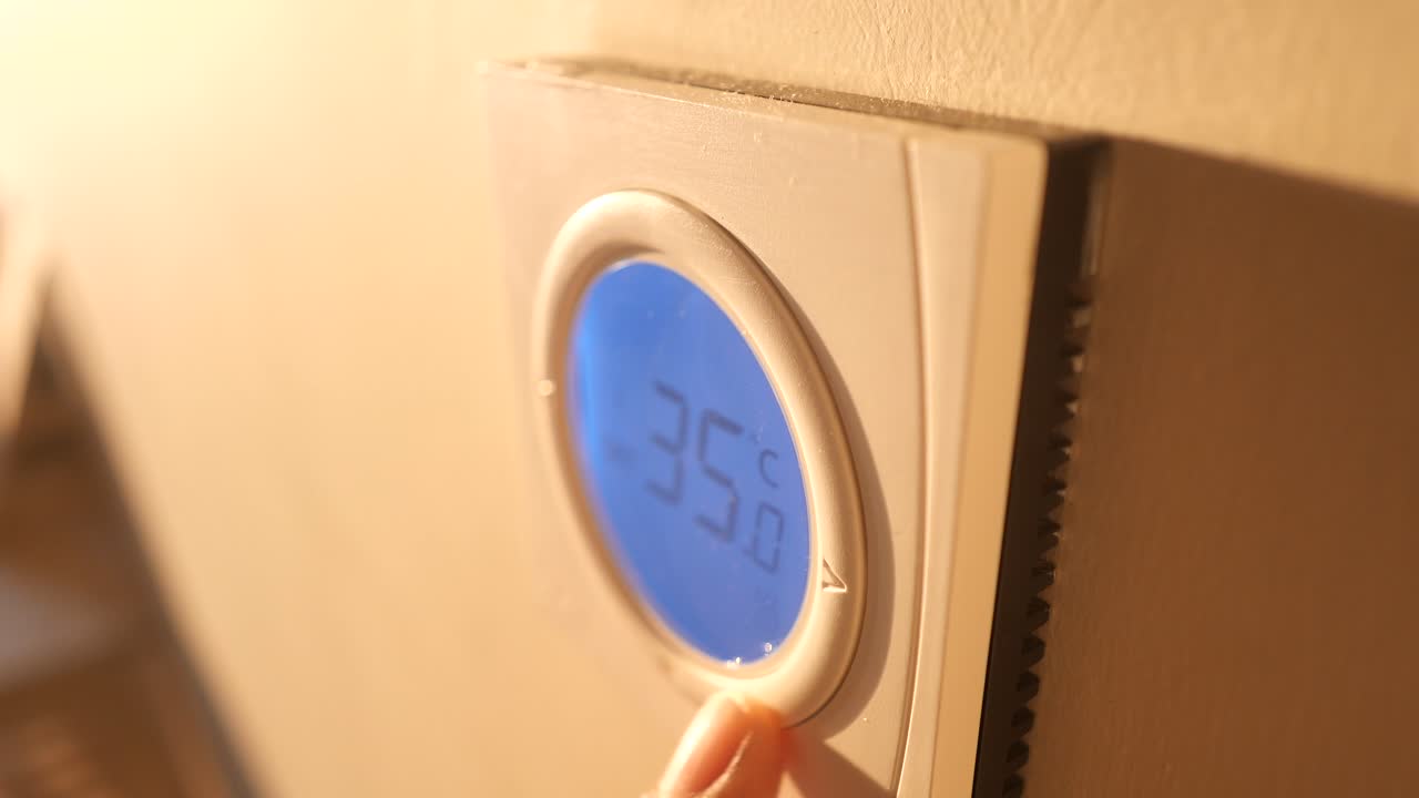 ajuste de la temperatura del termostato